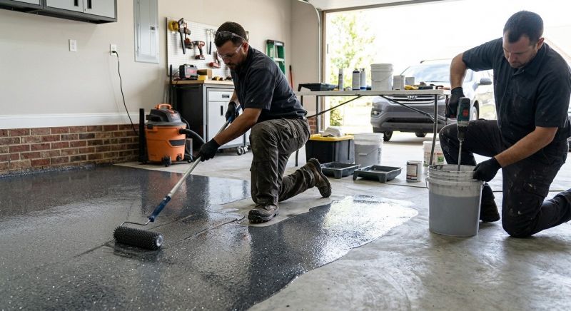 Floor Epoxy Service in Raleigh, NC