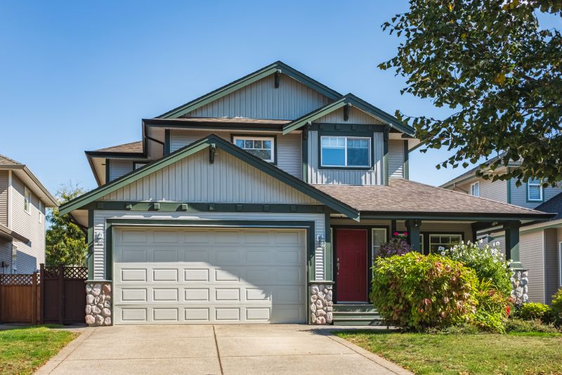 Stylish Garage Entrance