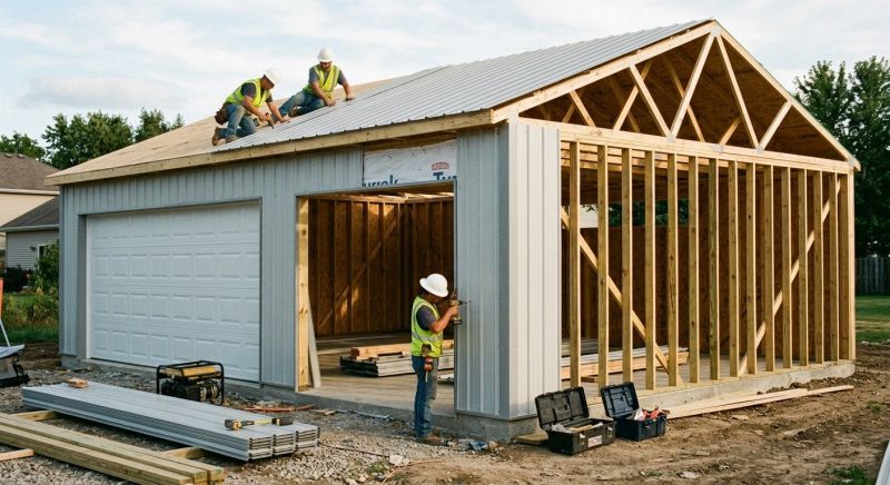 Garage Construction in Katy, TX