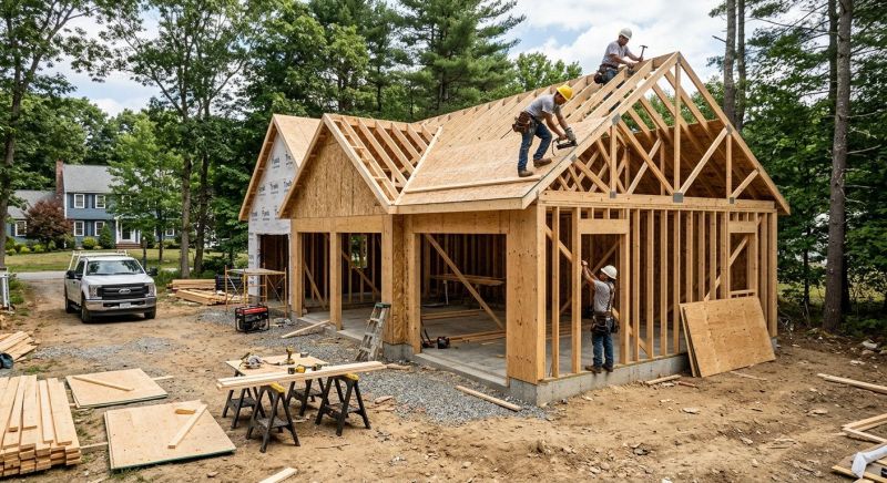 Wood Garage Installation in North Charleston, SC
